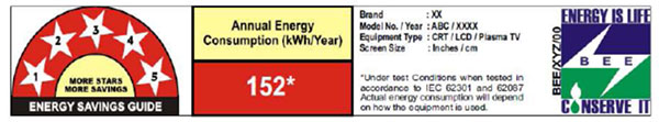 印度能效认证EE Star Label-电视